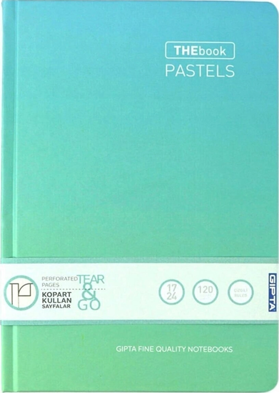 Thebook Ip Dikiş Fosforlu Kapaklı Defter 14 20 -120 Yaprak Kareli