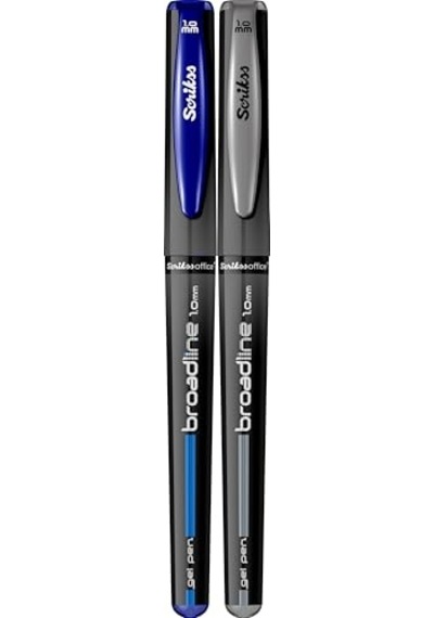 Offıce Broadlıne 1.0 Mm Jel Kalem Siyah 2'li Blister Genel