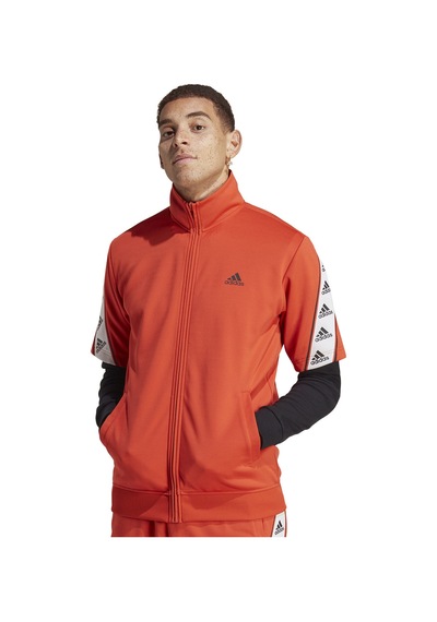 Adidas M Short Ts Tt Erkek Günlük Kısa Kollu Ceket Ib8414 Turuncu 001