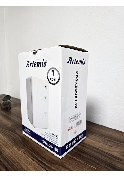 Artemis 20x30x13 Abs Plastik Elektrik Panosu Sigorta Kutusu Çift Kilitli Sağlam Ip65 Alev Almaz