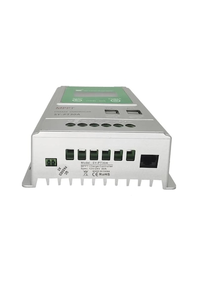 Powermaster Pm-pt30a 12v 24v 30a Mppt 4 Usb'li Dijital Otomatik Solar Güneş Enerjisi Şarj Regülatörü