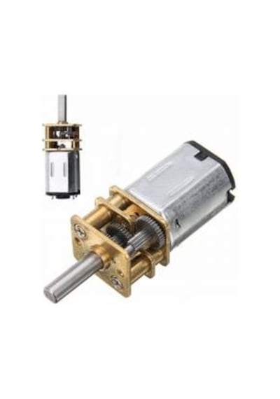 N20 Mikro Metal Redüktörlü Dc Motor 6V 60 Rpm