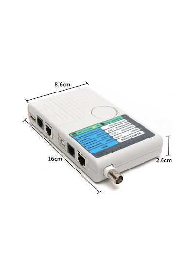Profesyonel Network Kablo Test Cihazı- 4 İn 1 - Rj11 Rj45 Bnc Usb Profesyonel Network Kablo Test Cihazı- 4 İn 1 - Rj11 Rj45 Bnc Usb