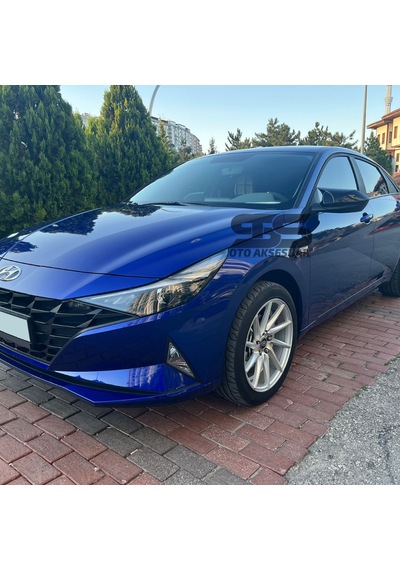 Hyundai Elantra Sinyalli Batman Yarasa Ayna Kapağı Piano Black 2021 Sonrası