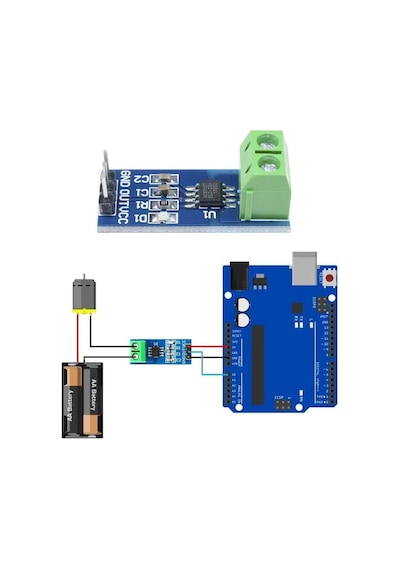 Acs712 Akım Sensörü Current Sensor -20a İla +20a