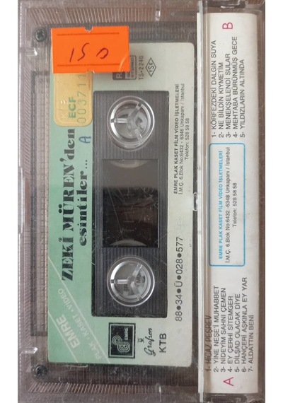 Plak Değildir Kaset Tir Zeki Müren' Den Esintiler Kaset