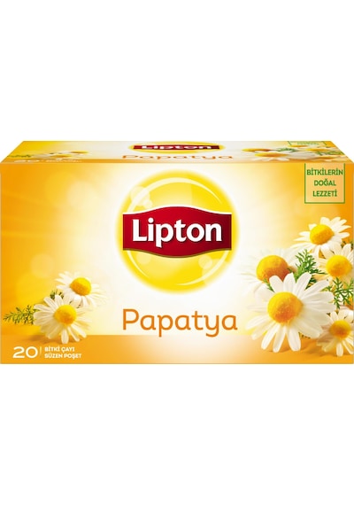 Lipton Papatya Bitki Süzen Poşet Çay 2'li 20 x 2 G
