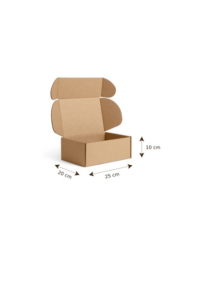 25x20x10 Cm E Dalga E-ticaret Karton Kutu , 25 Adet