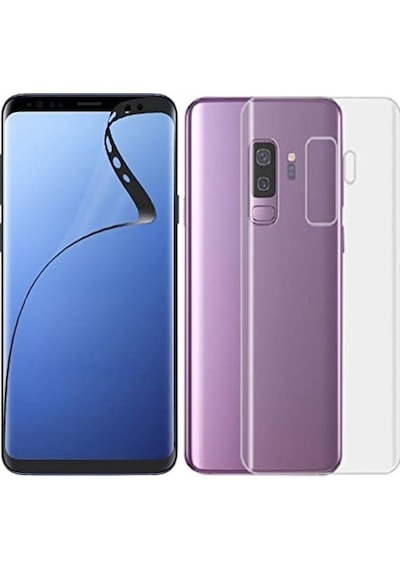 Samsung Uyumlu Galaxy S9 Ön Arka Süper Pet Nano Kırılmaz Ekran Koruyucu