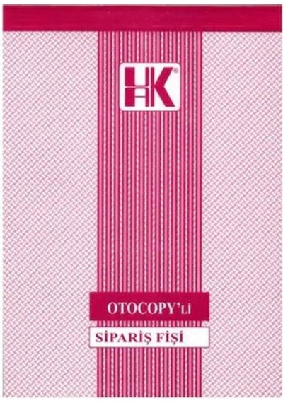 Ulaş Otokopili Sipariş Fişi 2/50 3 Nüshalı Orta Boy
