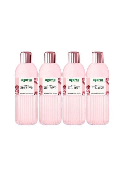 Agarta Doğal Gül Suyu 400ml 4 Lü Set