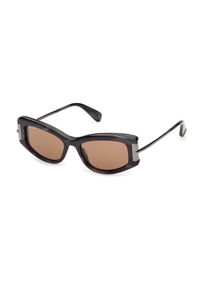 Maxmara Mm0189 63e Kadın Güneş Gözlüğü Siyah