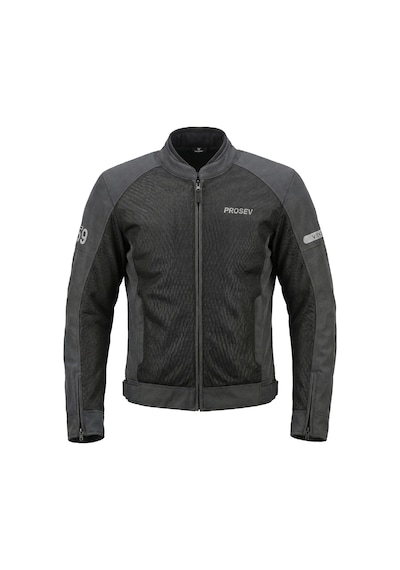 Motoanl Motosiklet Yazlık Mont Full Korumalı Motorcu Mesh Montu Grey