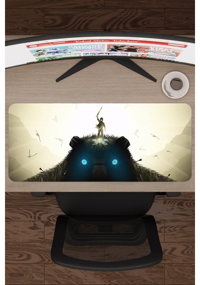 Shadow Of The Colossus Dikişli Kauçuk Oyuncu Mousepad V3 - 70x30 Xl Gaming Mouse Pad