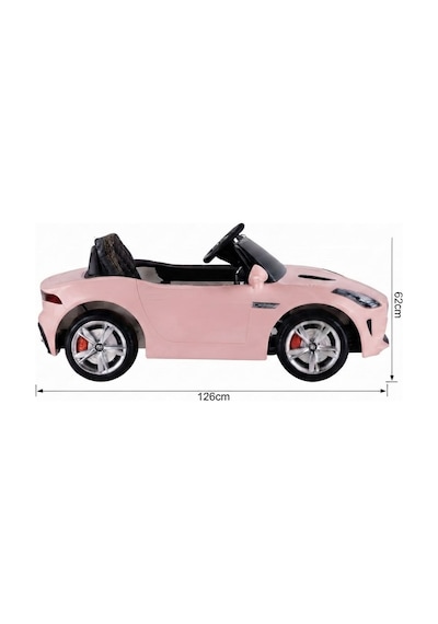 442 Cougar Akülü 30 Kg Taşıma Kapasiteli Uzaktan Kumandalı Araba 12v Pembe
