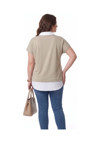 Daido Daıdo Kadın T-shirt 20y331900224 Bej