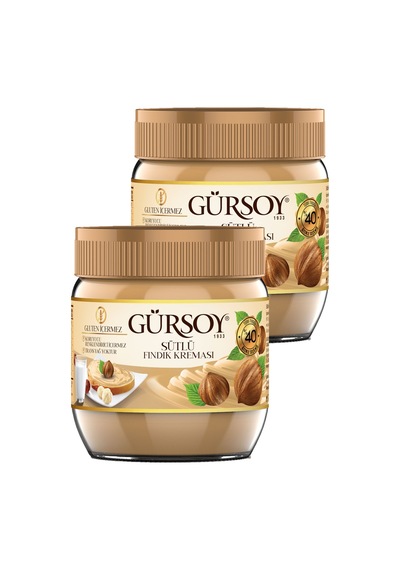 Gürsoy Sütlü Fındık Kreması 400 Gr X 2 Adet