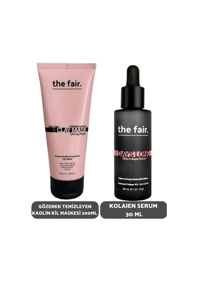 the fair. Kolajen Serum 30 ML + Creamy Kaolin Gözenek Temizleyici Kil Maskesi 100 ML﻿
