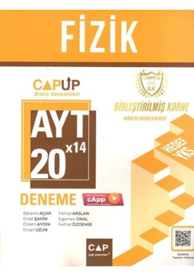 Ayt Fizik 20 x 14 Up Deneme