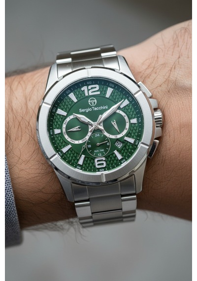 Sergio Tacchini Gümüş Çelik Kordon Erkek Kol Saati L.st.1.10403-4 Gümüş