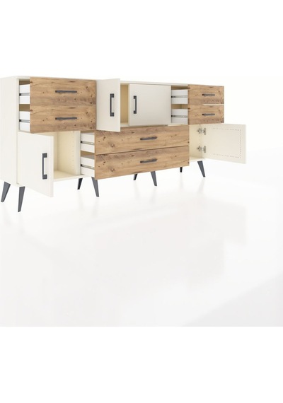 Arges Konsol 3 Raflı 6 Çekmeceli 4 Kapaklı 176x30x83 Aytaşı-aytaşı/çam Aytaşı/çam Arges Konsol 3 Raflı 6 Çekmeceli 4 Kapaklı 176x30x83 Aytaşı-aytaşı/çam Aytaşı/çam