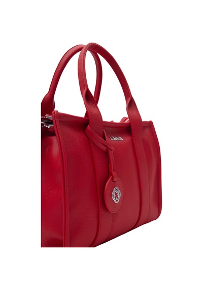 Cnt20040 Floter Aker Monogram Detalı El Çantası Kırmızı Kırmızı