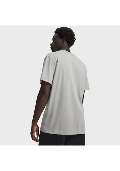 Under Armour Logo Embroidered Heavyweight Erkek Gri Tişört