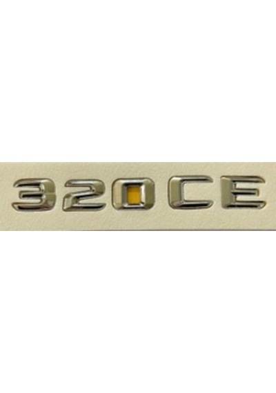 Mercedes Uyumlu Yazı 320 Ce Krom