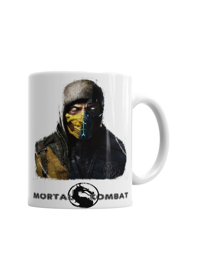 Mortal Kombat Scorpion And Sub Zero Kupa Bardak Porselen Karışık