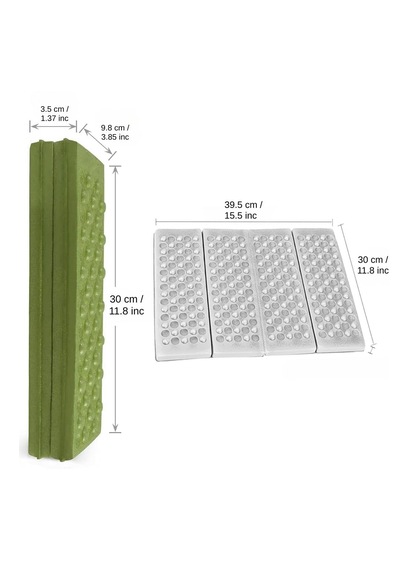 Microcase Katlanabilir Portatif Kamp Piknik Outdoor Oturma Matı Minderi 40x30 Cm Al5908 1 Adet Kırmızı