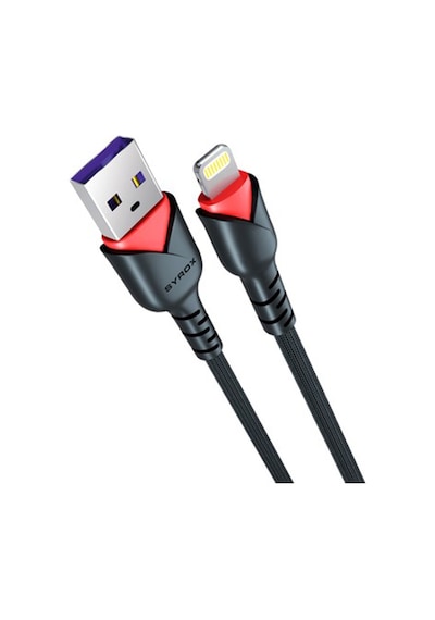 Syrox C93 Örgü Lightning 2 Amper Hızlı Şarj Ve Data Kablo - 1 Mt