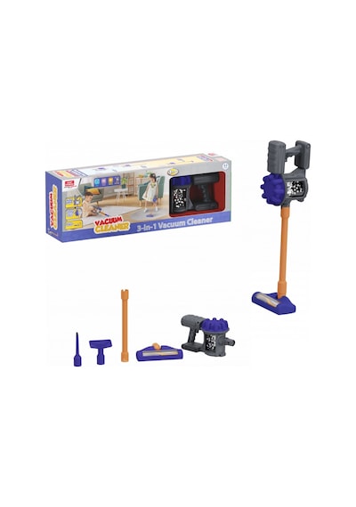 Sesli Işıklı Dikey Oyuncak Elektrikli Süpürge