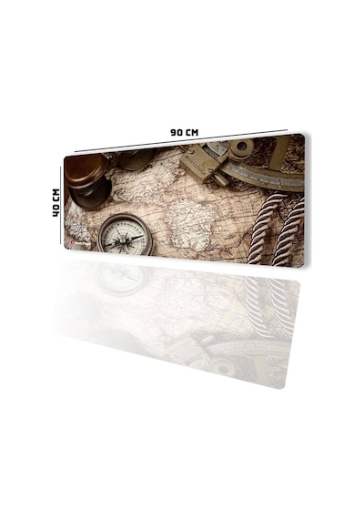 Sonictouch Ultragrand Gezginci Kaşif Gamer Oyuncu Xxl Kahverengi Klavye Mouse Pad 40x90cm Mousepad