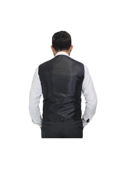 Mentor Regalo Büyük Beden U Yaka Yelek Füme 50257