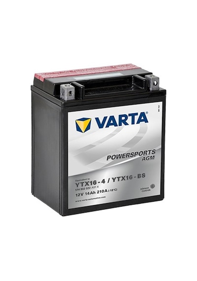 Varta Ytx16-bs 12v 14 Ah Agm Motosiklet Aküsü