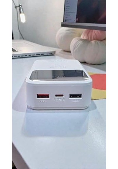 20000 Mh Pd 27w Ve Usb 100w Hızlı Şarj Dahili Type C Ve Lightning Kablolu Dünya Standartlarına Uygun Polymer Batary