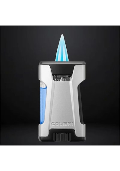 Colibri Rebel Çift Jet Puro Çakmağı Gri