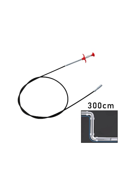 300cm Yaylı - Kıskaç Lavabo - Gider Vb.temizleme - Çok Amaçlı Çubuk 4801