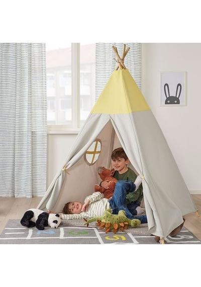 Ikea Hövlıg Çadır, Gri-sarı, 164 Cm