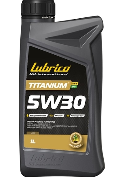 Lubrico Titanium Gt-8 5w-30 Dpf Tam Sentetik Motor Yağı - 1 Lt.