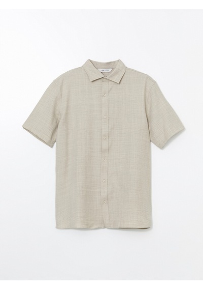 Lcw Vision Bej Regular Fit Erkek Gömlek