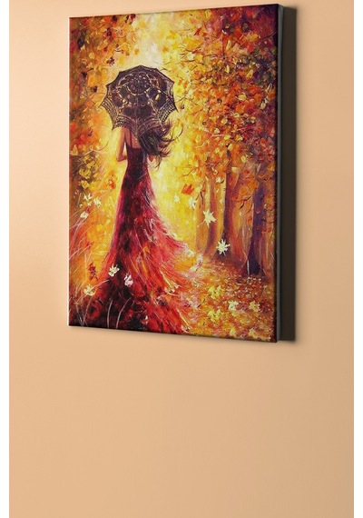 Webstyle Sayılarla Boyama Seti Kasnaklı Sonbahar Gezisi 50 X 65 Cm