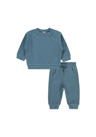 Civil Baby Basic 3-18 Ay Takım - Mavi Soft İndigo