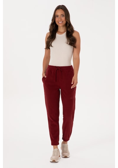 U.S. Polo Assn. Kadın Bordo Polar Jogger Eşofman Altı 50318758-VR014