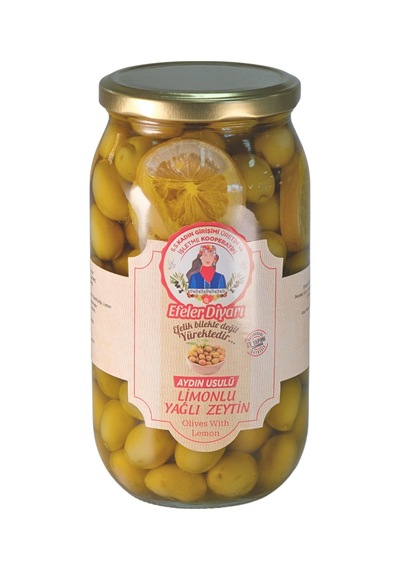 Aydın Usulü Limonlu Yağlı Zeytin 900 Gr.