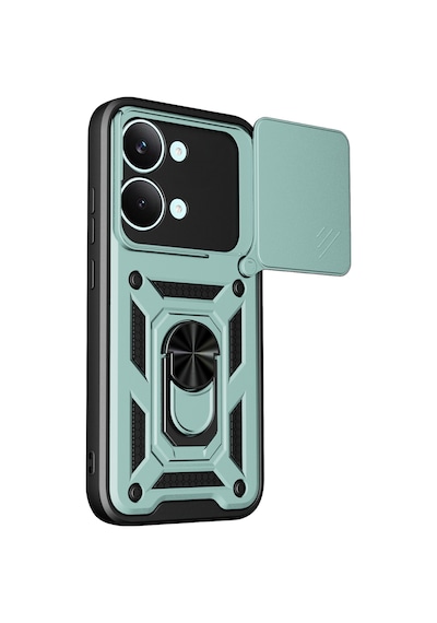 Newface - 203 - Xiaomi Poco X8 Pro Max Pars Lens Yüzüklü Silikon - Csmo-tex - - Yeşil