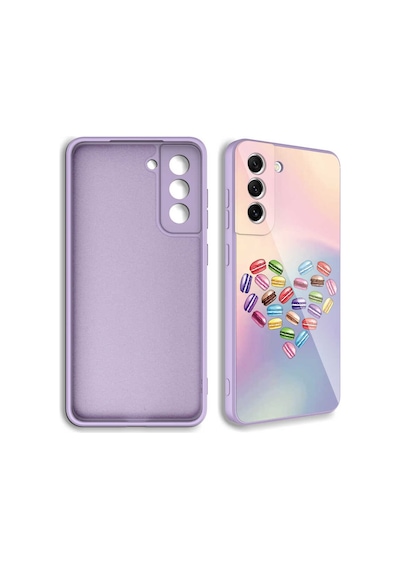 Zore Galaxy S21 Fe Uyumlu Kamera Korumalı Desenli Sert Silikon Msra Epoksi Kılıf-no2 NO2