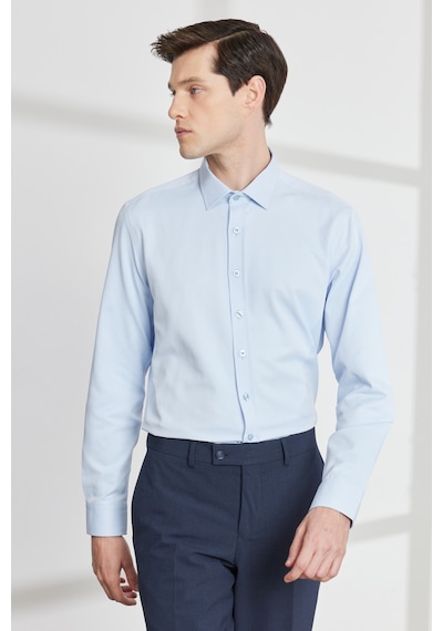 AC&Co / Altınyıldız Classics Erkek Acık Mavı Slim Fit Dar Kesim Klasik Yaka Pamuklu Armürlü Gömlek Acık Mavı Açık Mavi AC&Co / Altınyıldız Classics Erkek Acık Mavı Slim Fit Dar Kesim Klasik Yaka Pamuklu Armürlü Gömlek Acık Mavı Açık Mavi