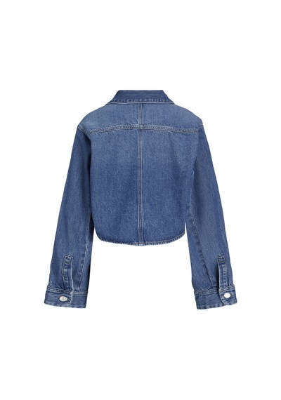 Jack & Jones Kadin Denim Gömlek Ceket - Cana - 12280092 Medium Blue Denim