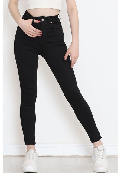 Mokashopin - Dar Paça Kot Pantolon Siyah - 18232.1431. 001